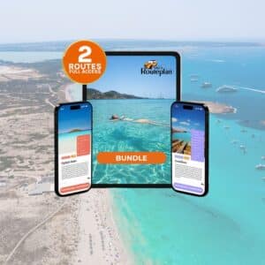 formentera day trip bundle with grand route and highlight route including beaches, viewpoints and lunch spots