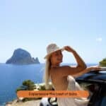 Woman enjoying a scenic road trip across Ibiza using the Ibiza Routeplan