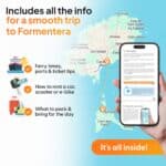 Formentera travel planning guide with ferry tips from Ibiza, car or scooter rental advice and what to pack for a smooth trip.